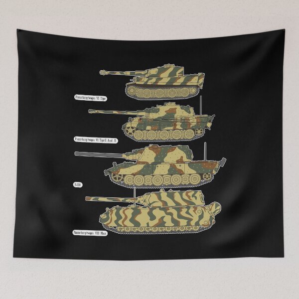 Item preview, I love German heavy tanks! Camouflage in color. designed and sold by FAawRay.
