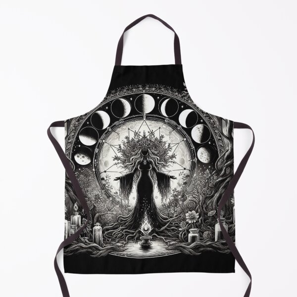 Item preview, Lunar Ritual Goddess Illustration designed and sold by Roberta Calabrese.
