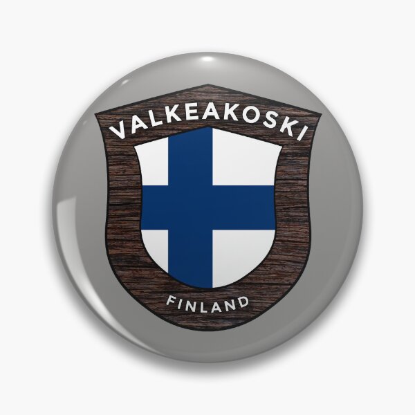 Item preview, Valkeakoski Finland Emblem Flag designed and sold by World Designs.