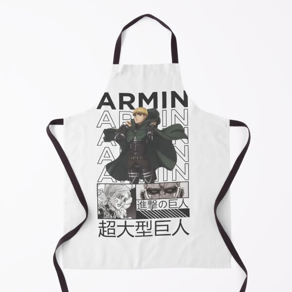 Item preview, Armin Arlert Manga Typography Poster designed and sold by Snowdog-Art.
