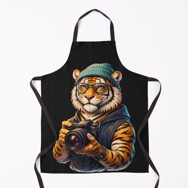 Item preview, Creative Photographer Tiger – Artistic Camera Lifestyle Animal Art designed and sold by ColorSplash123.
