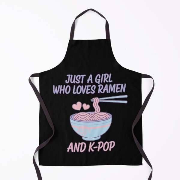 Item preview, Just A Girl Who Loves Ramen And K-Pop Music Korea designed and sold by LuminOrb.