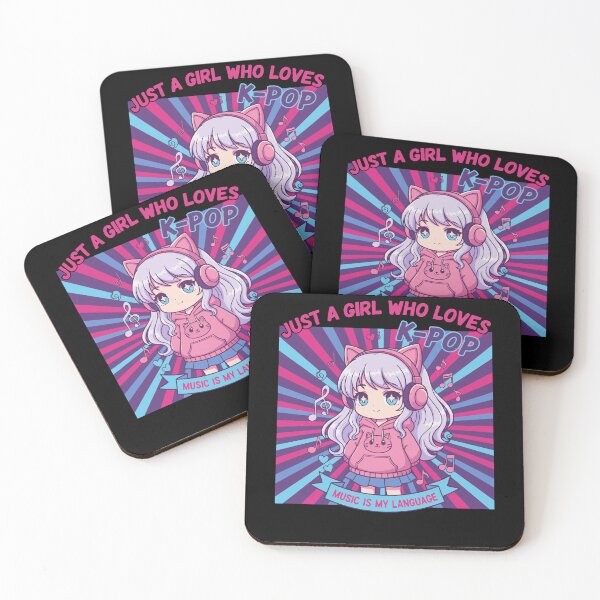 Item preview, Just A Girl Who Loves K-Pop Music Is My Language designed and sold by LuminOrb.