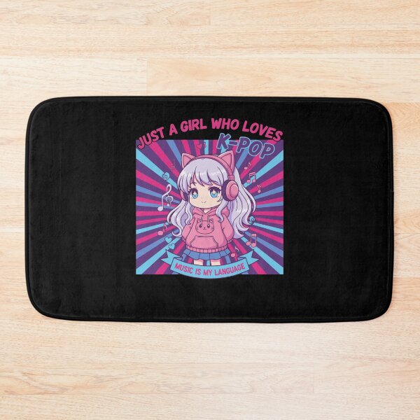 Item preview, Just A Girl Who Loves K-Pop Music Is My Language designed and sold by LuminOrb.