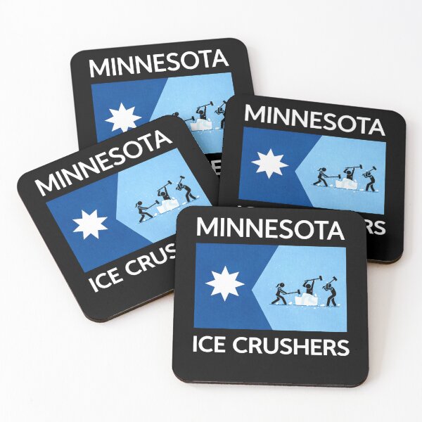 Item preview, Minnesota Ice Crushers North Star Winter Team Graphic designed and sold by margamPagenberg.