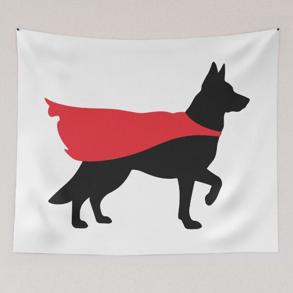 Item preview, Super dog red cape designed and sold by LOVE, AMY.