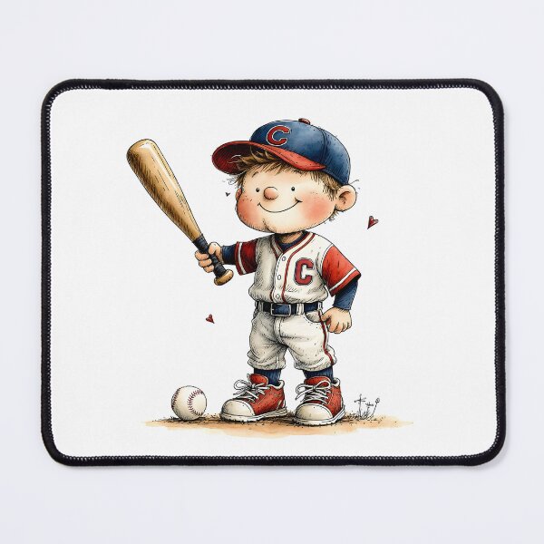 Item preview, Cute Little Baseball Boy Ready to Hit designed and sold by MaciejRudzinsky.