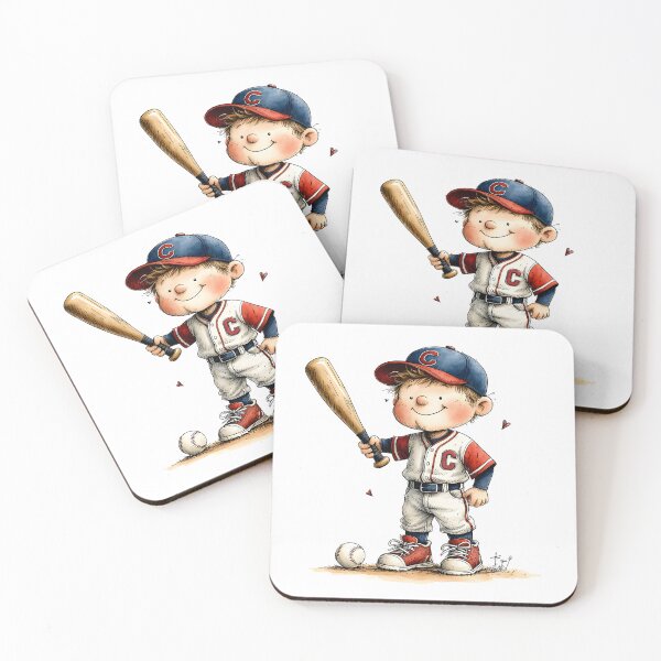 Item preview, Cute Little Baseball Boy Ready to Hit designed and sold by MaciejRudzinsky.