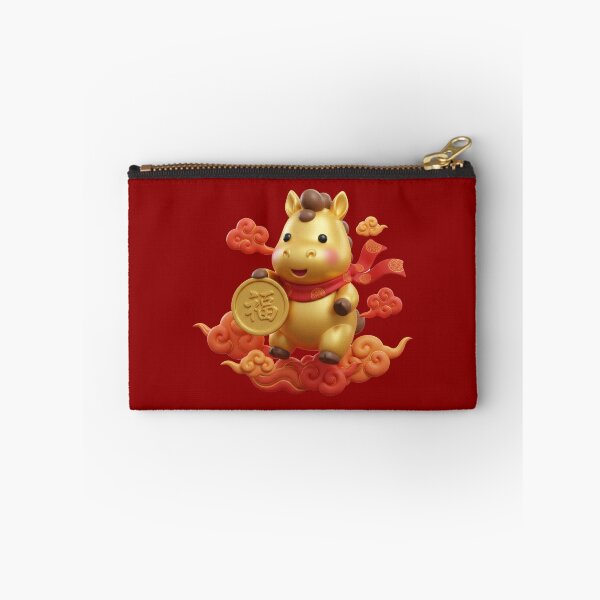 Item preview, 2026 Year of the Horse - 3D Golden Zodiac | Luck and Prosperity designed and sold by BlissxPals.