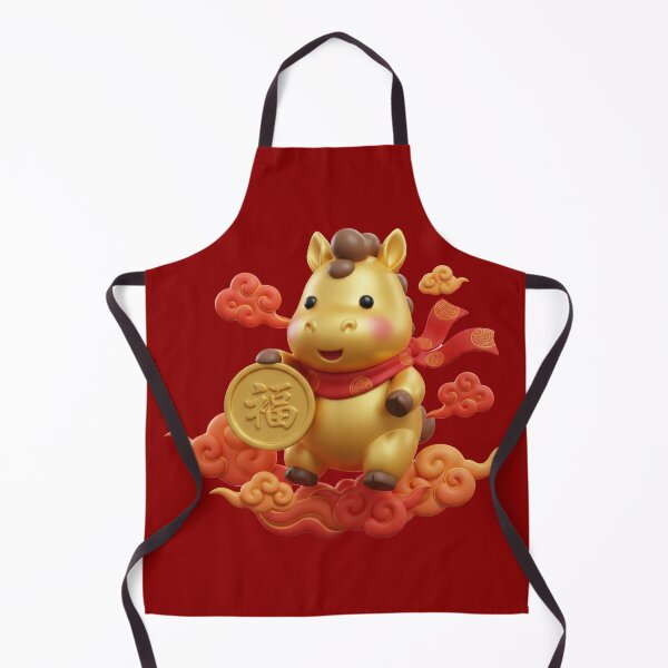 Item preview, 2026 Year of the Horse - 3D Golden Zodiac | Luck and Prosperity designed and sold by BlissxPals.