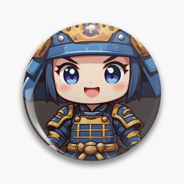 Item preview, Chibi Samurai Warrior – Cute Japanese Armor Art designed and sold by pawansaket9124.