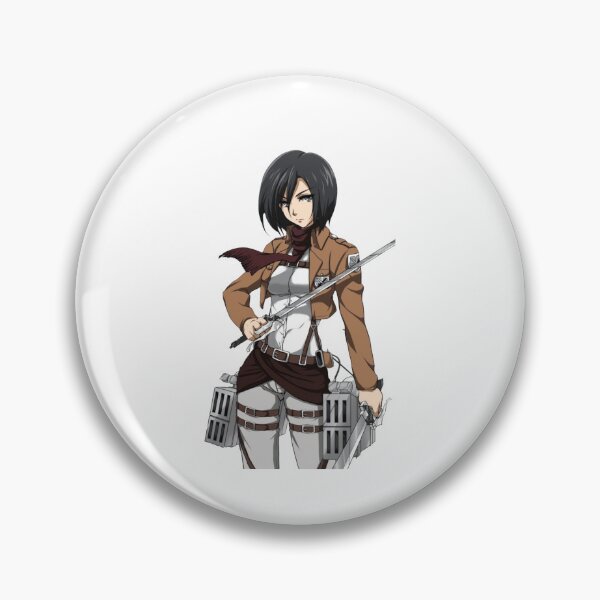 Item preview, Mikasa Ackerman Battle Ready Illustration designed and sold by Snowdog-Art.