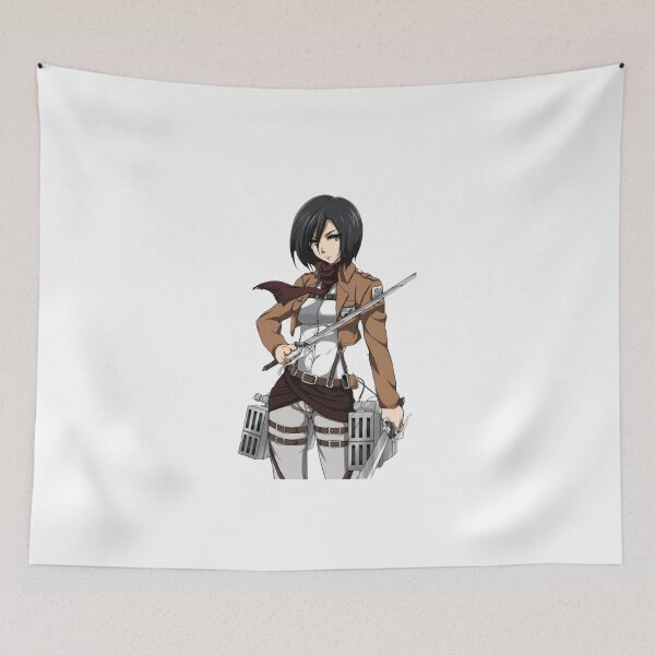Item preview, Mikasa Ackerman Battle Ready Illustration designed and sold by Snowdog-Art.