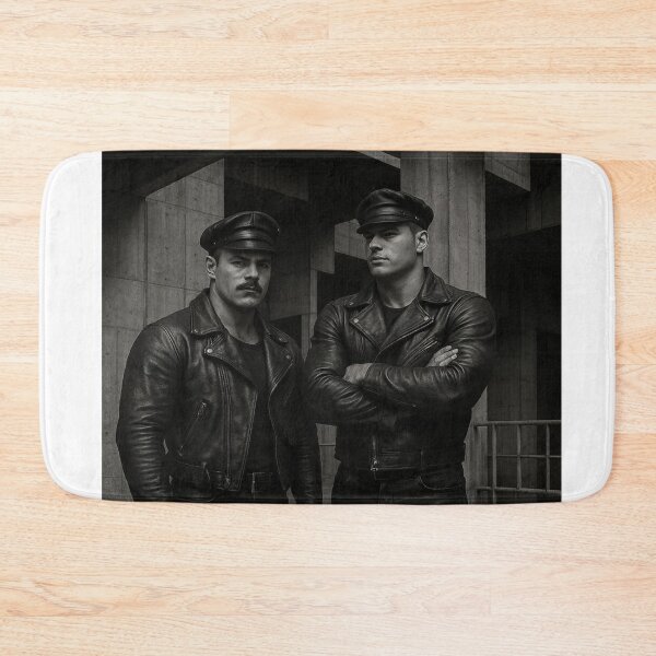 Item preview, Gay Leather Bikers Daddy Hyperrealism Gay Pride Graphic Design designed and sold by ItsAKinkThing.