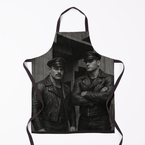 Item preview, Gay Leather Bikers Daddy Hyperrealism Gay Pride Graphic Design designed and sold by ItsAKinkThing.