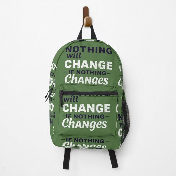 Item preview, Nothing Will Change If Nothing Changes – Motivational Quote Design designed and sold by Sparkofart07.