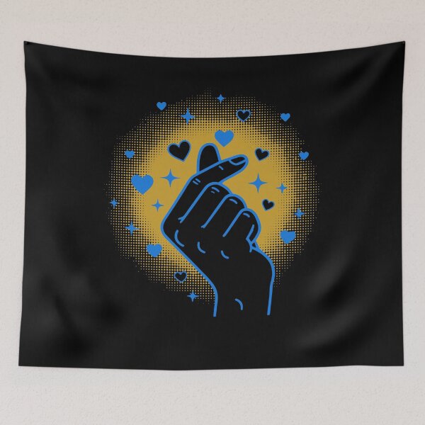 Item preview, Kpop Korean Music Finger Heart Cute Love Korea designed and sold by LuminOrb.