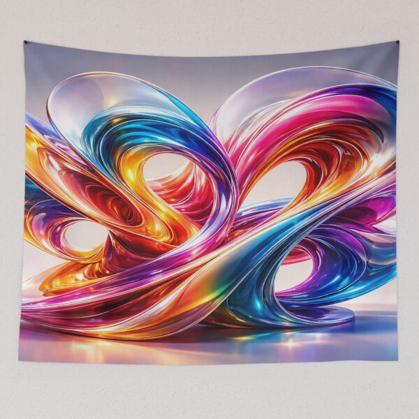 Item preview, Flowing chromatic organic sculpture designed and sold by Sigtrix.