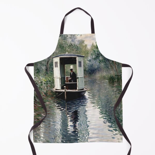 Item preview, The Studio Boat - Tranquil Beauty and Reflective Harmony designed and sold by artdesignsnow.