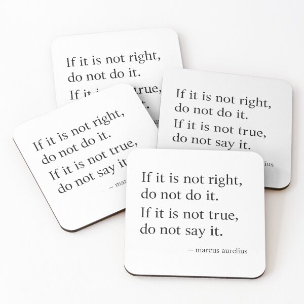 Item preview, If It Is Not True – Marcus Aurelius Stoic Quote T-Shirt (Black Font) designed and sold by TshirtsLabs.