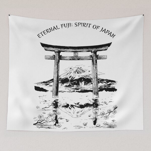 Item preview, The Sacred Gateway - Japanese Volcano designed and sold by bapupa.
