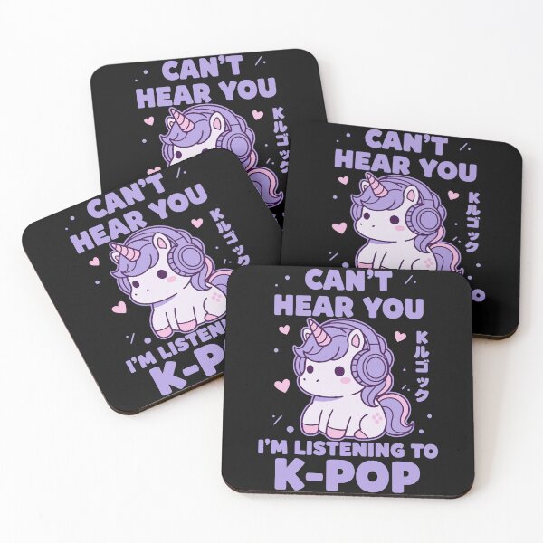 Item preview, Cant Hear You Im Listening To K-Pop Unicorn designed and sold by LuminOrb.