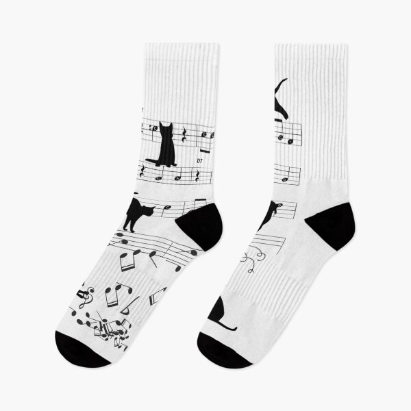 Item preview, Cat Playing Clef Notes Piano Music Musical Cats Cute Gift designed and sold by kavindashop.