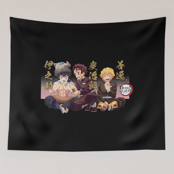 Item preview,  Demon Slayer Kimetsu No Yaiba Inosuke Tanjiro Lunch Scene  designed and sold by 3rnos.