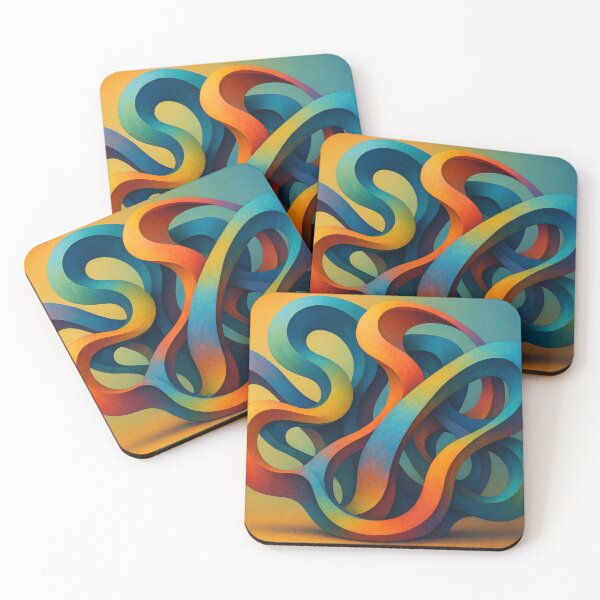 Item preview, Intertwined colors of organic dynamics designed and sold by Sigtrix.