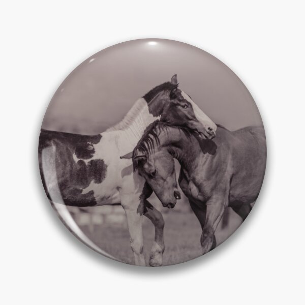 Item preview, Two Young Horses Playing designed and sold by Linda Louw.