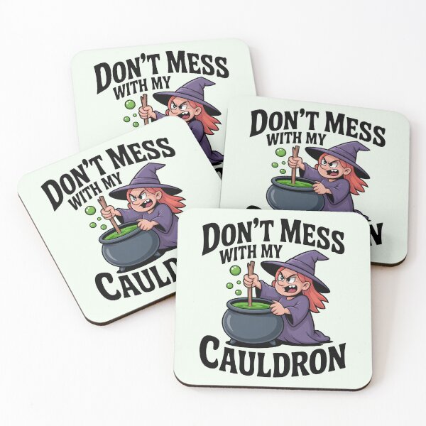 Item preview, Don’t Mess with My Cauldron – Funny Halloween Witch Design designed and sold by Jollys-ArtShop.