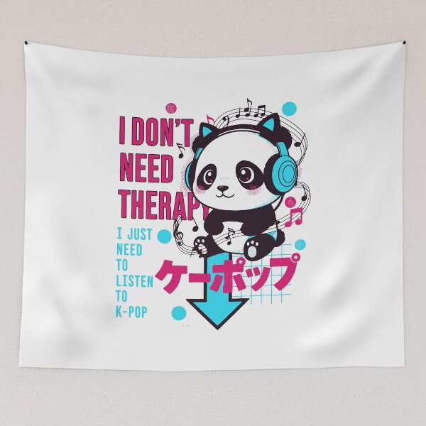 Item preview, I Dont Need Therapy I Just Need K-Pop Music designed and sold by LuminOrb.