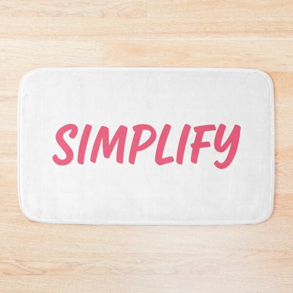 Item preview, Simplify – Clean Minimalist Typography Quote Design designed and sold by andry01.