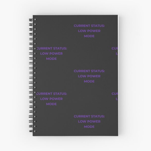 Item preview, Current Status: Low Power Mode – Burnout Humor Quote designed and sold by lowenergyclubco.
