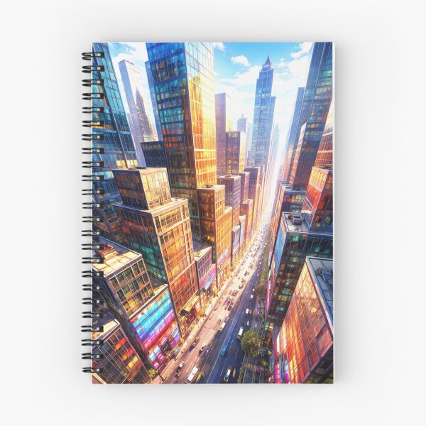 Item preview, A luminous city of the future bathed in sunlight designed and sold by Sigtrix.