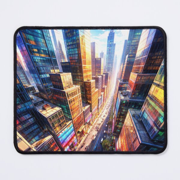 Item preview, A luminous city of the future bathed in sunlight designed and sold by Sigtrix.