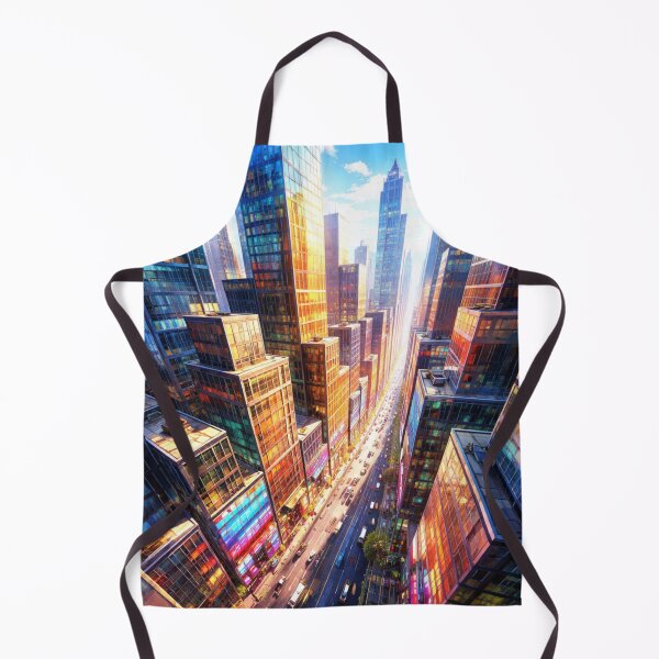 Item preview, A luminous city of the future bathed in sunlight designed and sold by Sigtrix.
