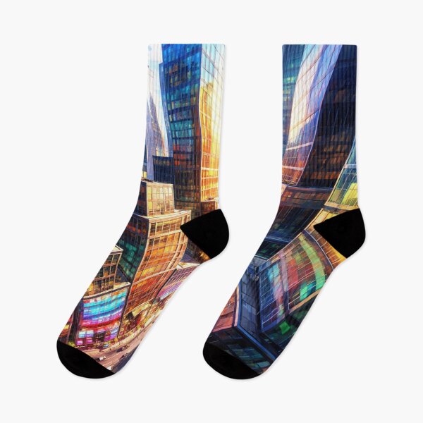 Item preview, A luminous city of the future bathed in sunlight designed and sold by Sigtrix.