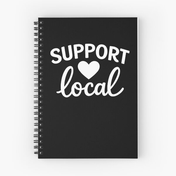 Item preview, Support Local – White Heart Small Business Shirt | Shop Small Bold Design designed and sold by margamPagenberg.
