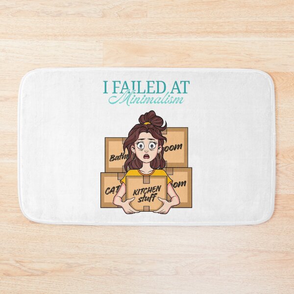 Item preview, I Failed at Minimalism - Stressed Woman on Moving Day designed and sold by ObsidianDaz.