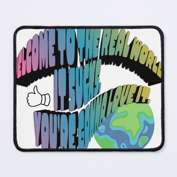 Item preview, Welcome to the real world! | F.R.I.E.N.D.S. Design Sticker, Pin, Shirt etc. designed and sold by eggface.sandwich.