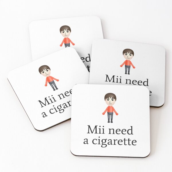 Item preview, Mii Need A Cigarette designed and sold by kavindashop.