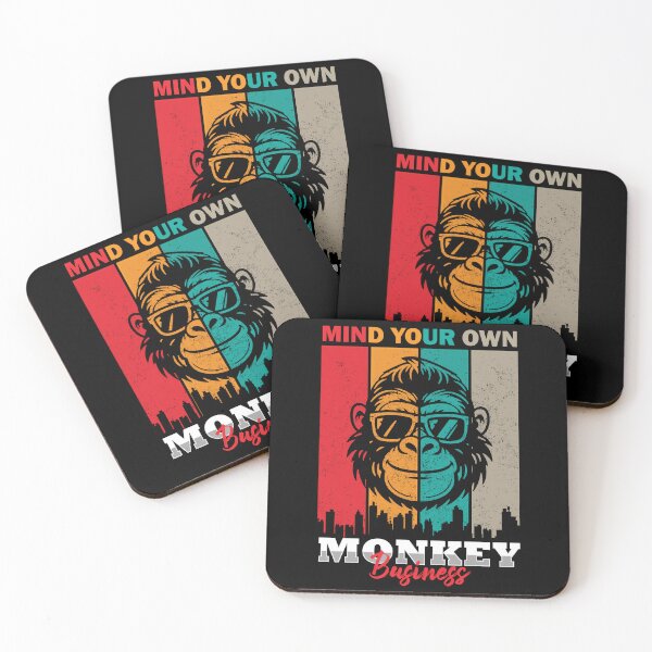 Item preview, Mind Your Own Monkey Business designed and sold by DexHubDigital.