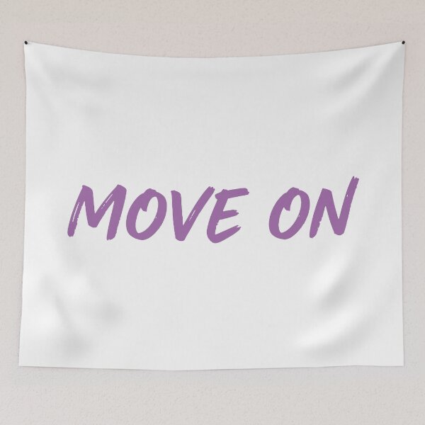 Item preview, Move On – Minimalist Typography Motivational Quote Design designed and sold by andry01.