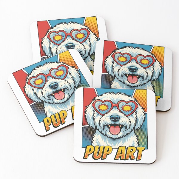 Item preview, Pop Art Coton de Tulear Retro Dog designed and sold by k3rstman1.