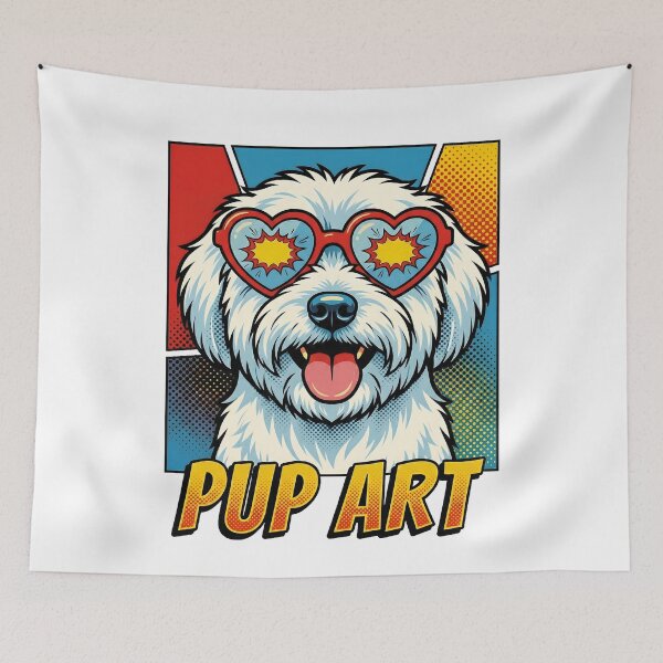 Item preview, Pop Art Coton de Tulear Retro Dog designed and sold by k3rstman1.