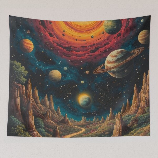 Item preview, Cosmic Landscape: A Journey Through Space and Time designed and sold by Mianku | Für das Leben.