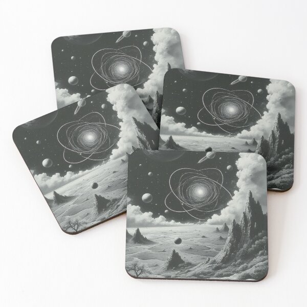 Item preview, Monochrome Landscape: Cosmic Encounter designed and sold by Mianku | Für das Leben.