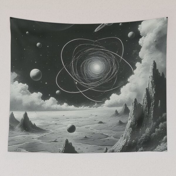 Item preview, Monochrome Landscape: Cosmic Encounter designed and sold by Mianku | Für das Leben.