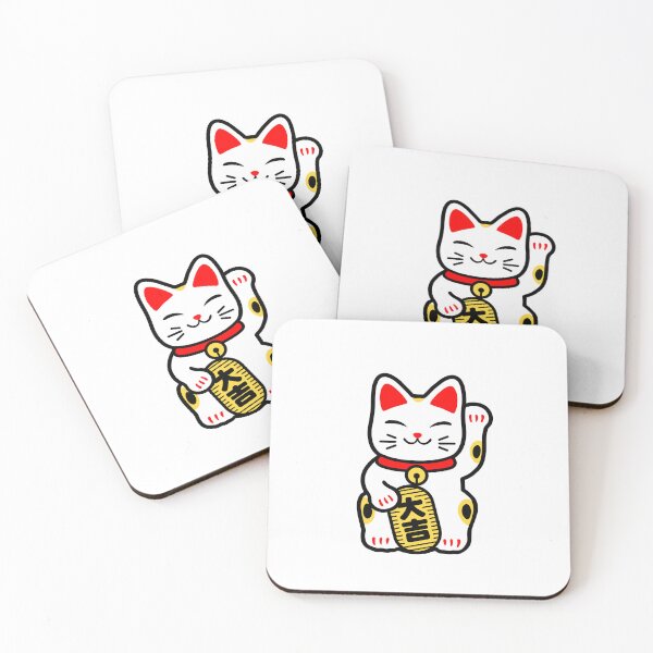Item preview, Lucky Cat Figurine - Maneki Neko designed and sold by stickerorange.